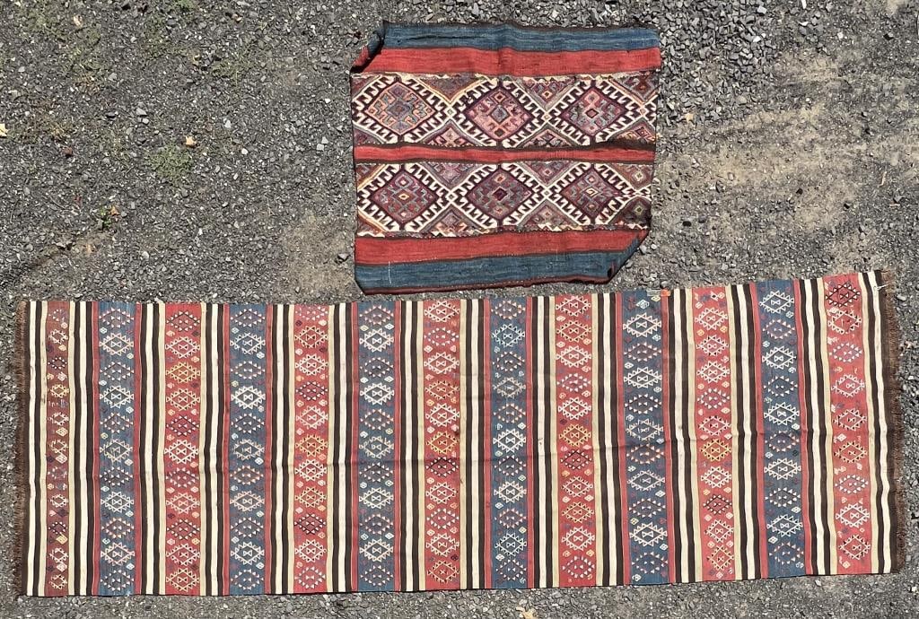 Two Small Kilim Rugs (1 of 4)