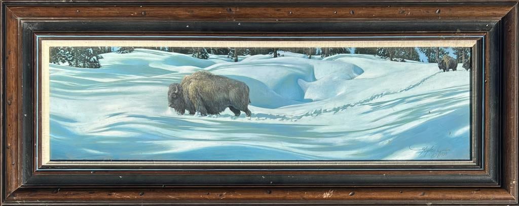 Lyman, Acrylic/Board "Breaking Trail" (1 of 6)