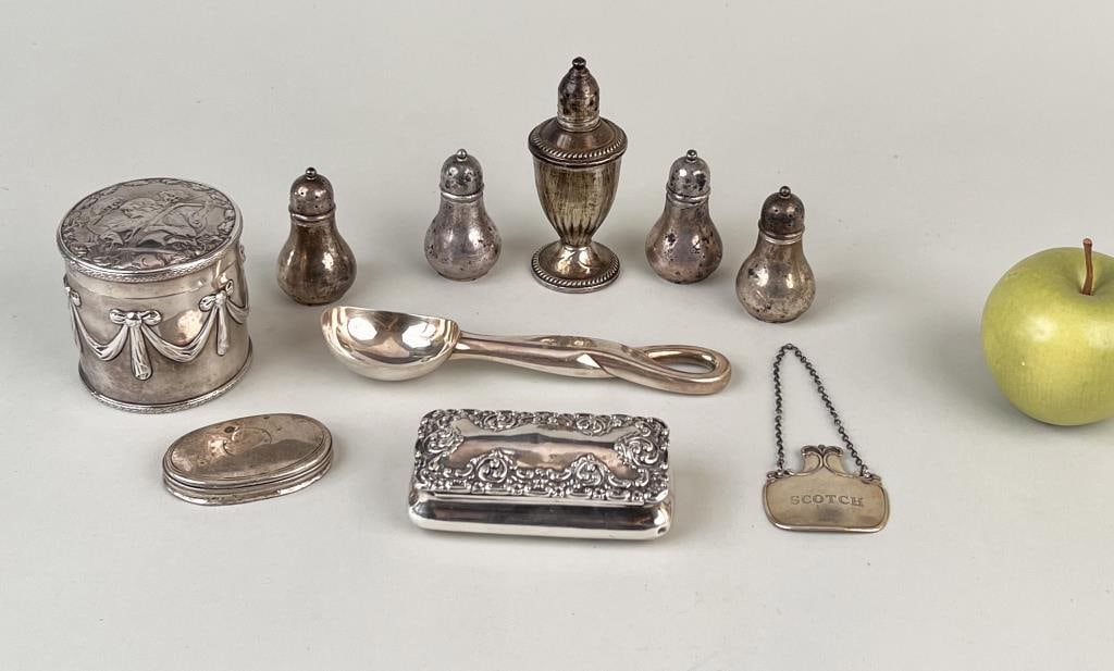 Group Sterling Silver Table Accessories (1 of 8)