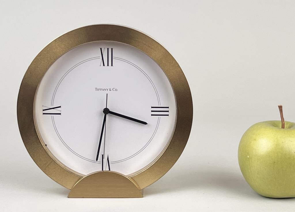 Tiffany Art Deco Style Desk Clock (1 of 6)