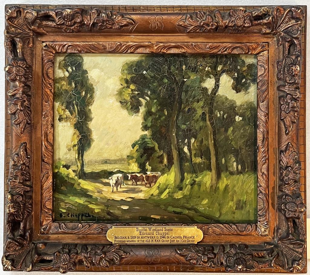 Chappel, O/C "Bucolic Woodland Scene" (1 of 5)