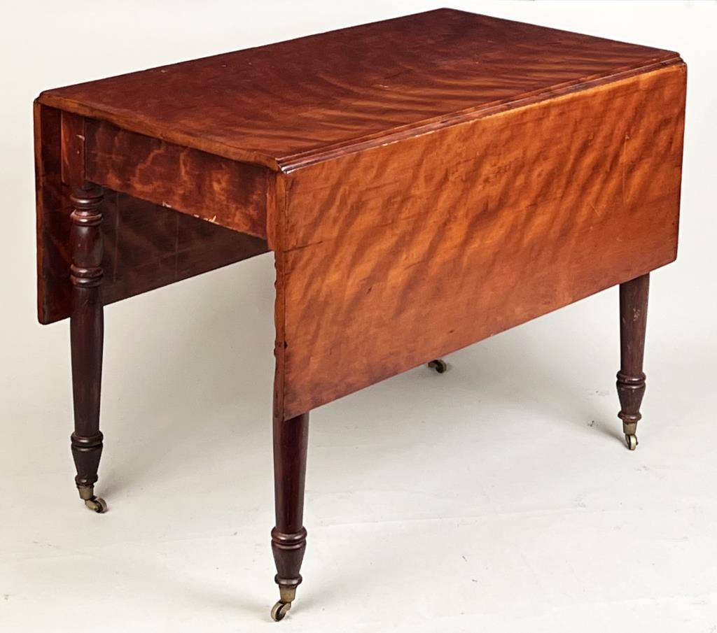 NE Flame Birch Country Sheraton D/L Table (1 of 10)