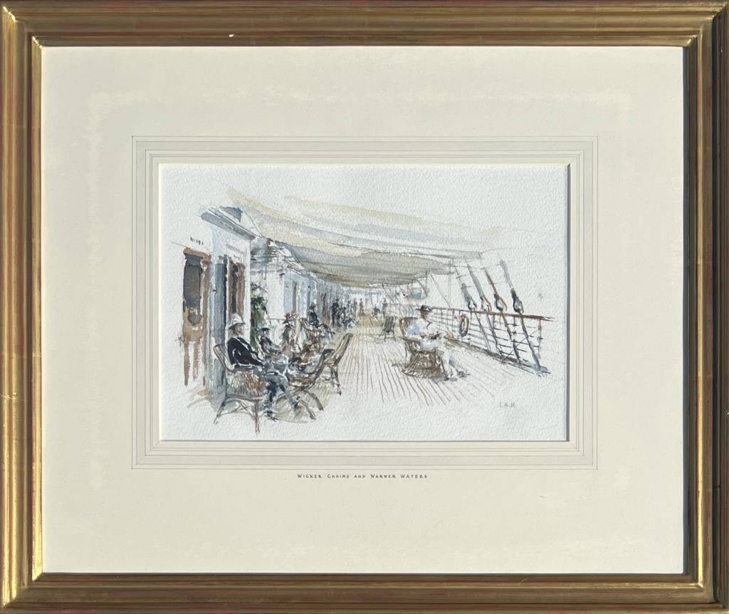 Marshall, W/c "wicker Chairs & Warmer Waters" Auction