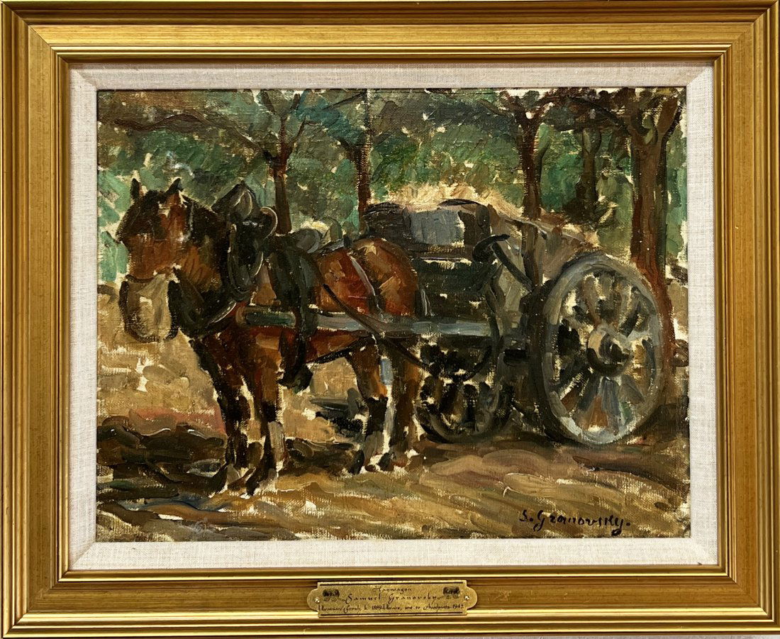 Granovsky, O/C Horse & Haywagon (1 of 5)
