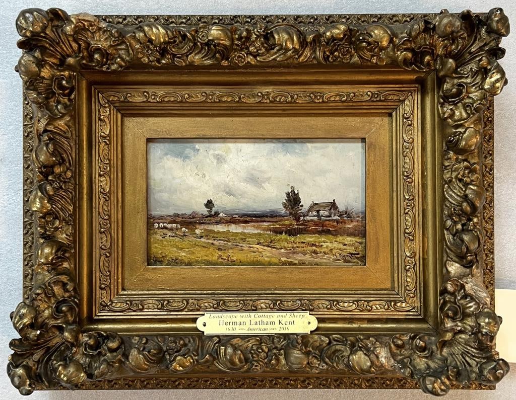 Kent, O/B Landscape Cottage & Sheep (1 of 4)