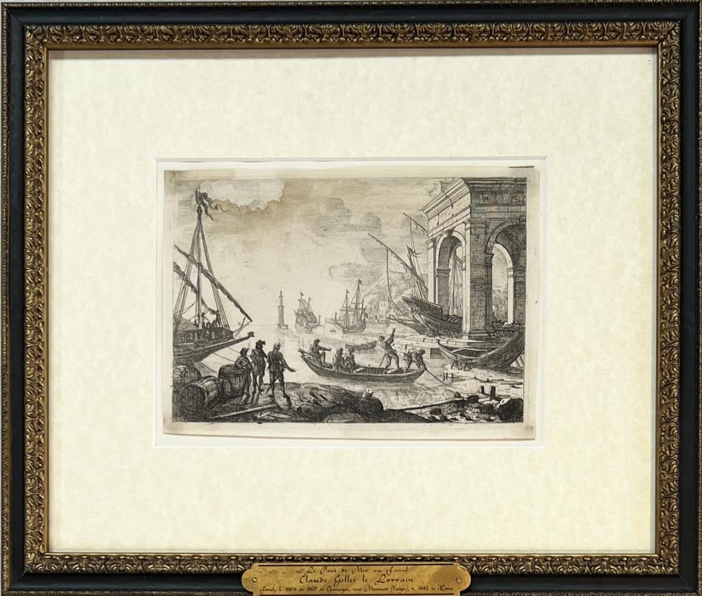 Le Lorrain, Etching (1 of 3)