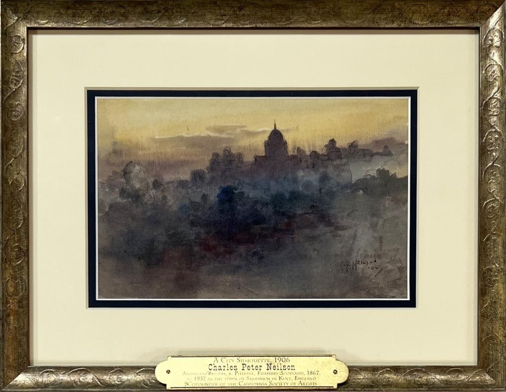 Nielson, W/C City Silhouette (1 of 4)