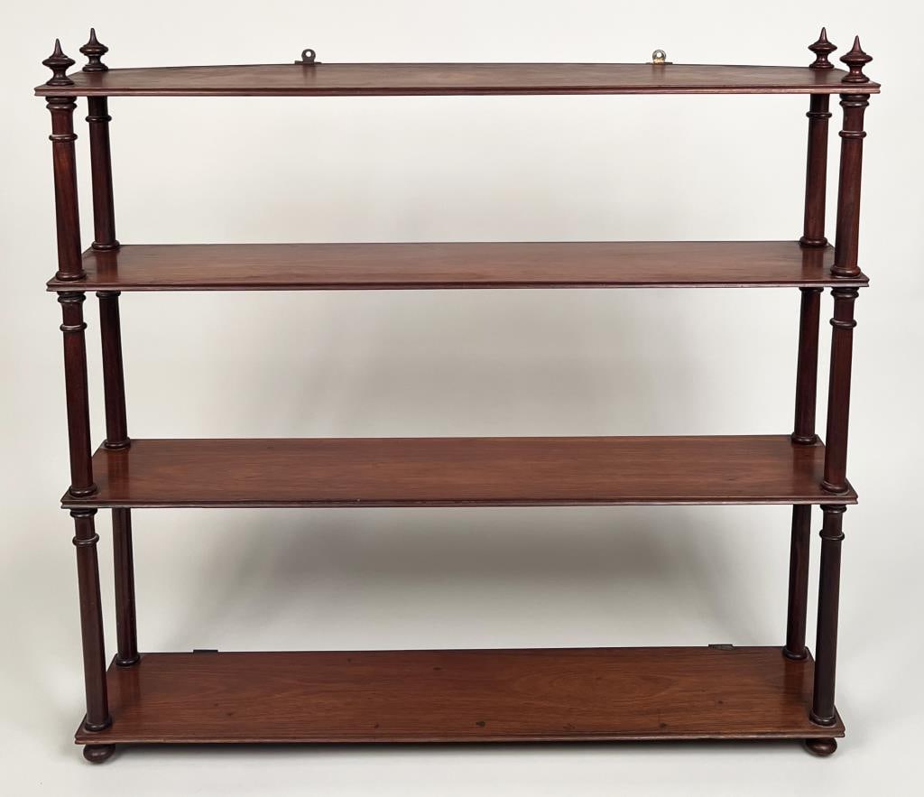 Regency Mahogany Hanging Shelf (1 of 6)