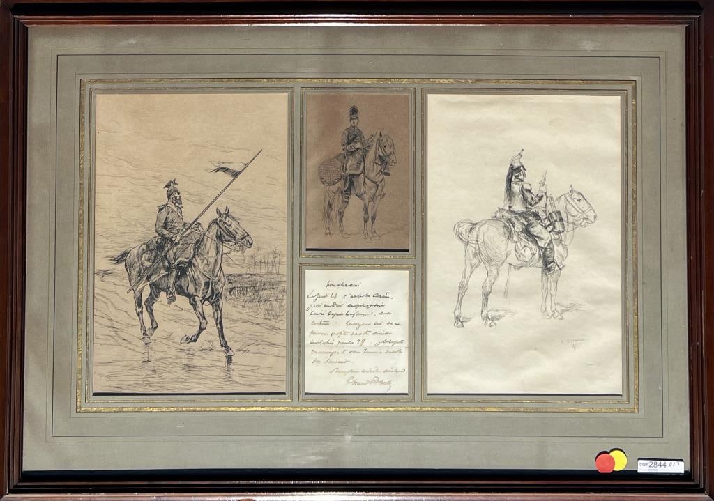 Detaille, Framed Autographed Letter (1 of 9)