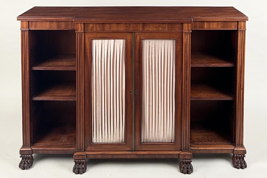 English Regency Faded Mahogany Cabinet (1 of 8)