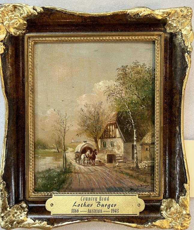 Burger, O/B Covered Wagon On Village Road (1 of 5)