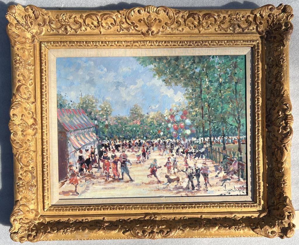 Purdy, Impressionist O/B Fairgrounds Scene (1 of 4)
