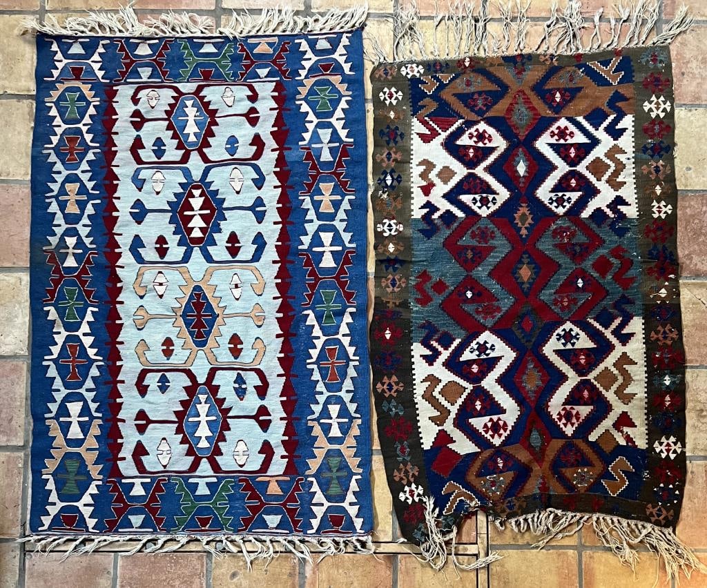 Two Vintage Kilim Rugs (1 of 4)
