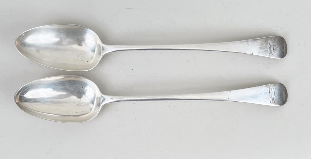 Two English Sterling Stuffing Spoons (1 of 4)