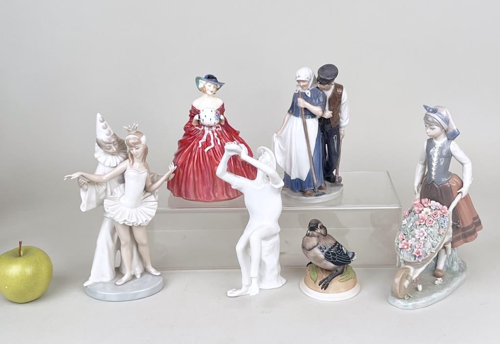 Group Continental Porcelain Figurines (1 of 5)