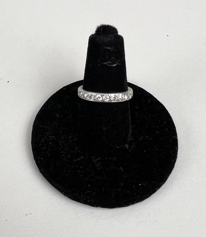 Diamond & Platinum Eternity Ring (1 of 4)