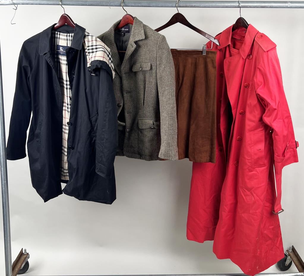 Two Burberry Coats, Ralph Lauren Items (1 of 4)