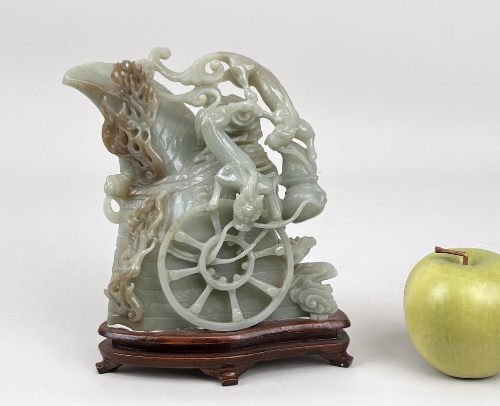 Elaborately Carved Jade Group (1 of 6)