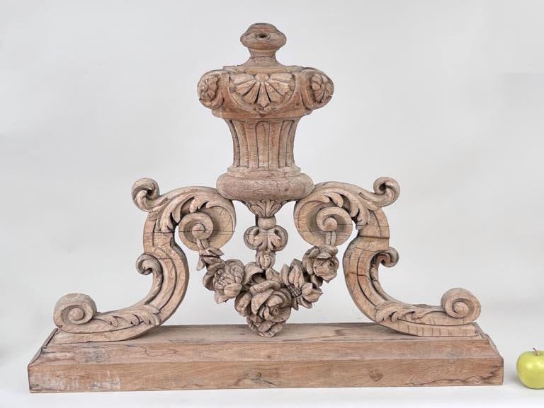 Antique European Carved Wood Architectural Element (1 of 4)