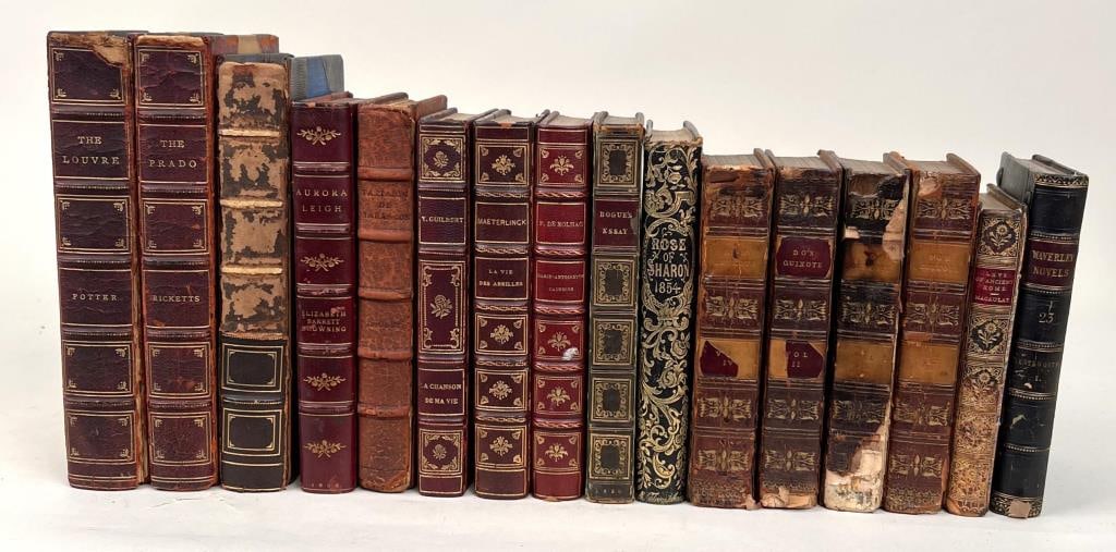 Estate Group Sixteen Leatherbound Volumes (1 of 8)