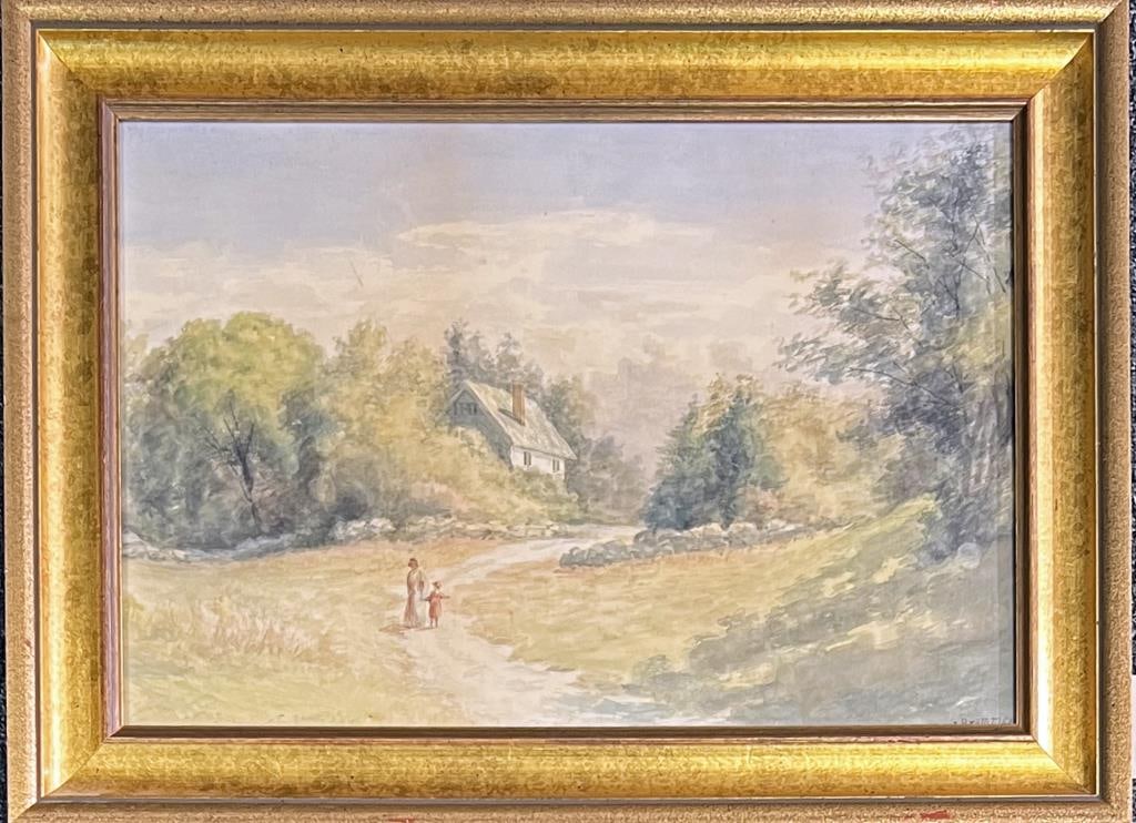 J. Brammer, W/C Landscape Scene (1 of 4)