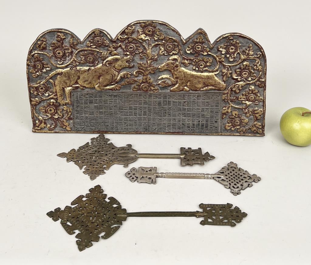 Three Metal Coptic Crosses (1 of 5)