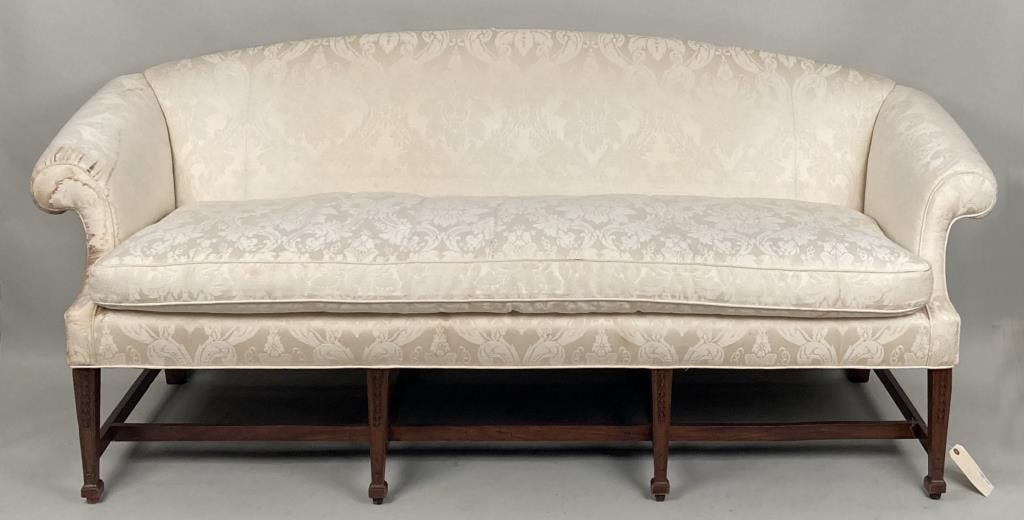 George III Husk Carved Mahogany Sofa (1 of 11)