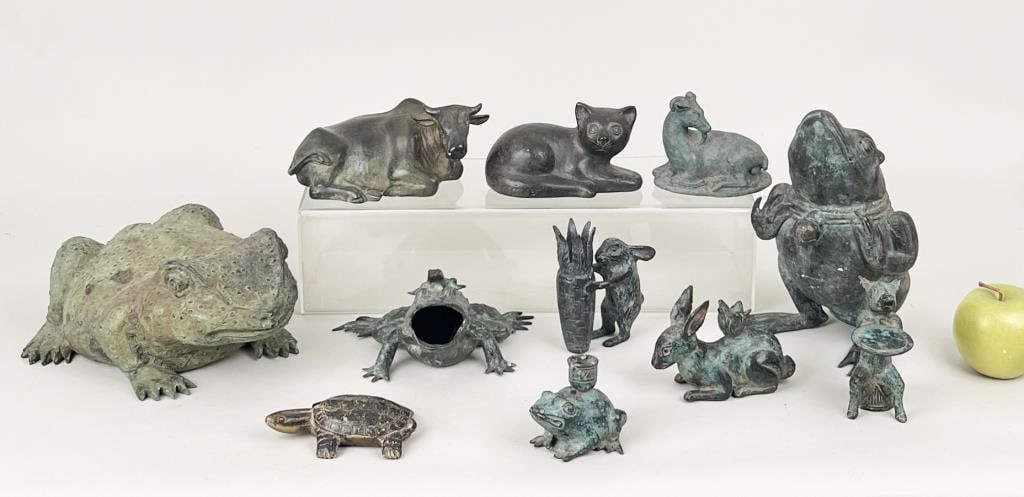 Estate Group Bronze Animal Figures (1 of 5)