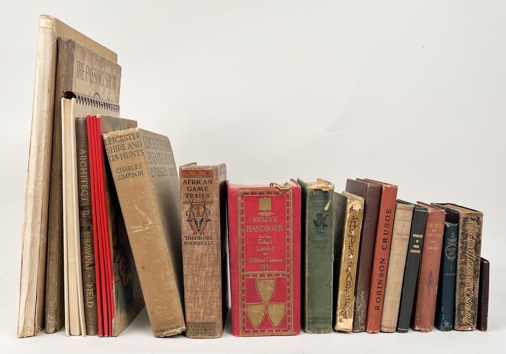 Diverse Group 19th/20th Century Estate Books (1 of 13)