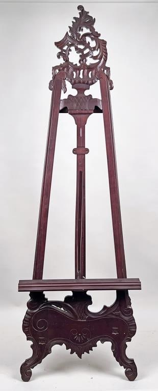 Carved Wood Standing Art Easel (1 of 5)
