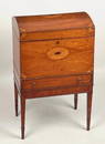 George III Inlaid Satinwood Cellarette