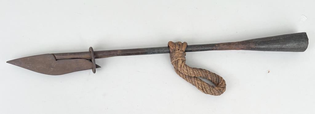 19th C. Iron Whaling Toggle Harpoon (1 of 4)