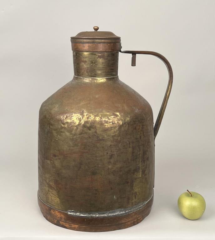 Large Copper Jug & Lid (1 of 7)