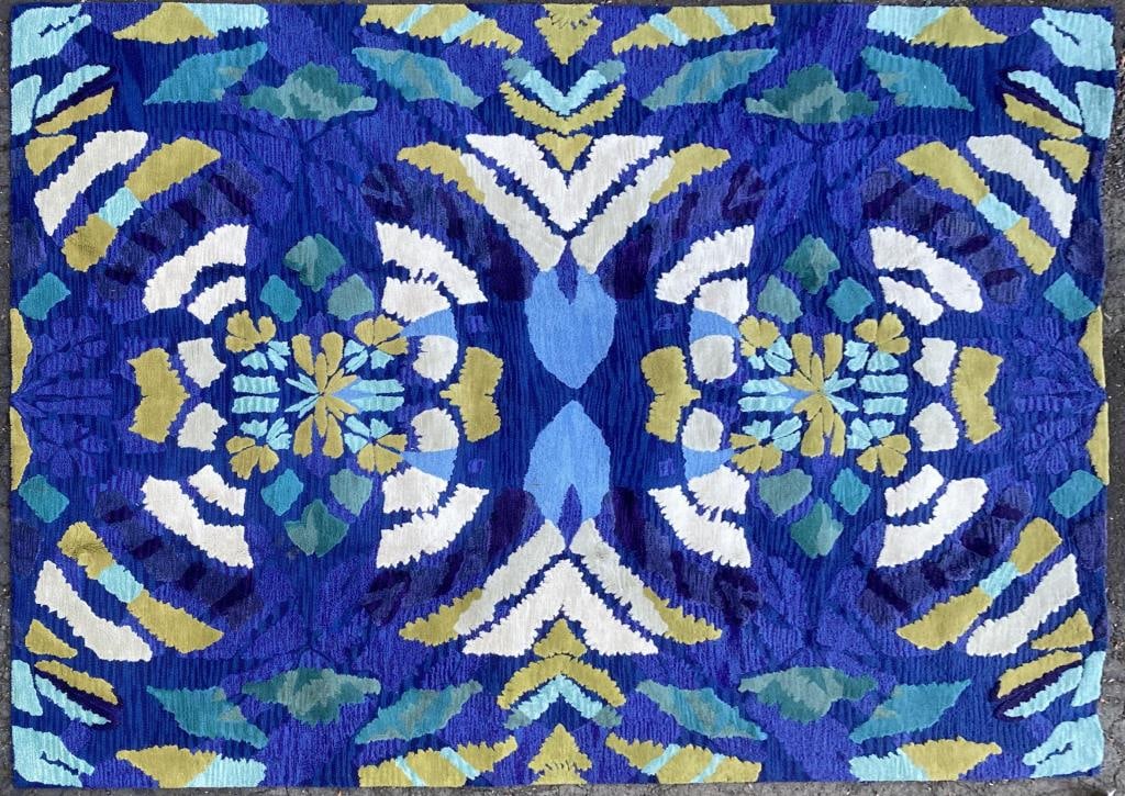 Modern Designer Room Size Wool Rug (1 of 3)