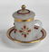 192: Group Seven Porcelain & Ruby Glass Items - 5