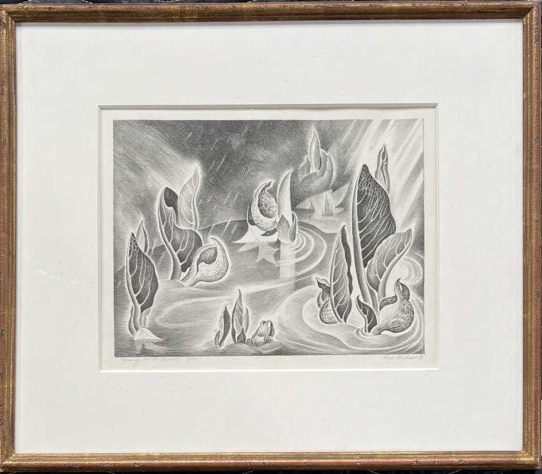 Andrus, Lithograph "Spring In The Marsh" 1935 (1 of 6)