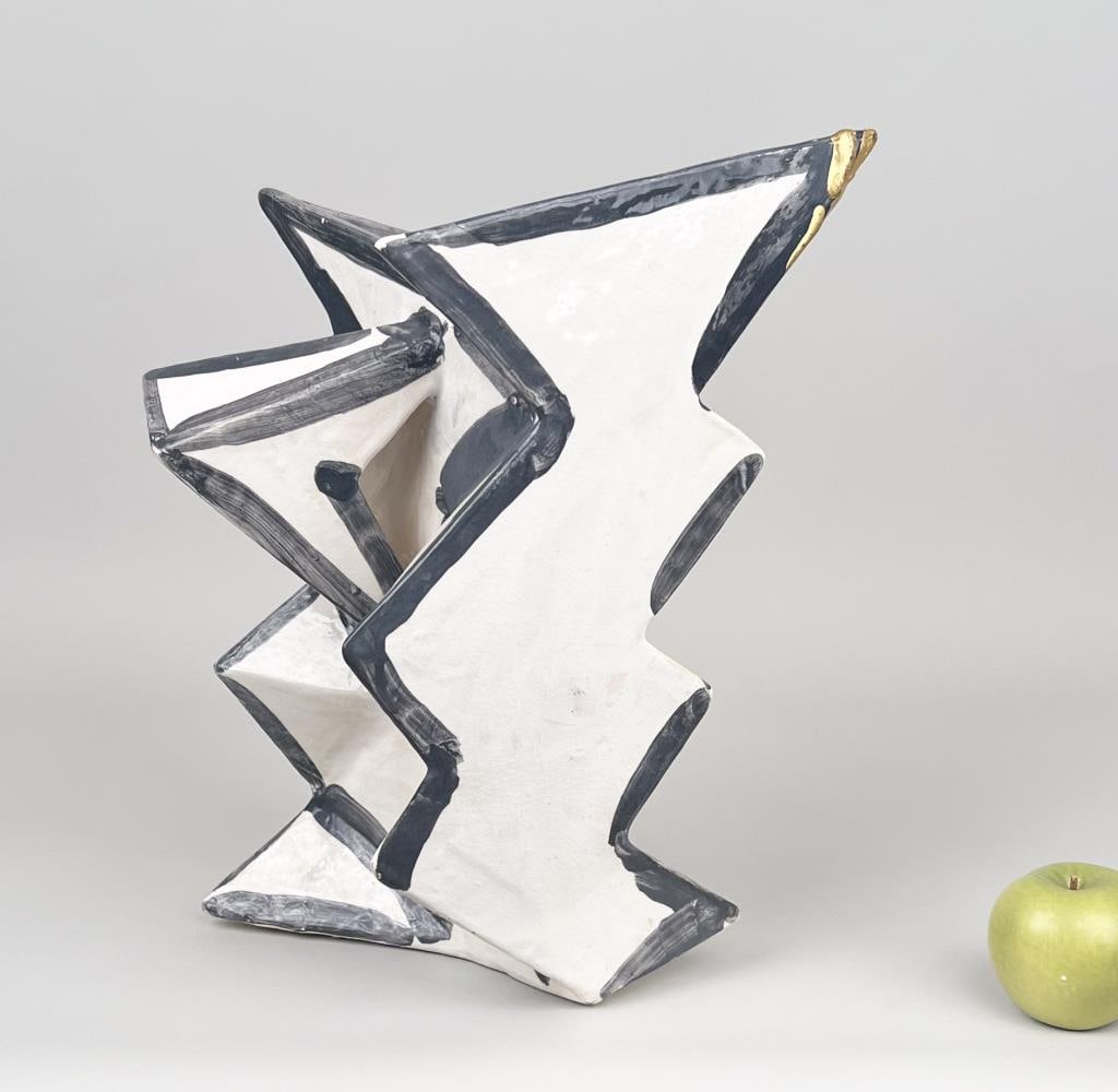 Lord, Ceramic Pitcher Abstract Sculpture 1983 (1 of 9)