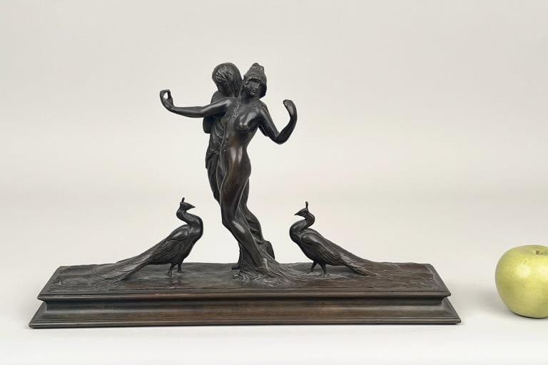 Korbel, Bronze Sculpture "Women With Peacocks" (1 of 9)