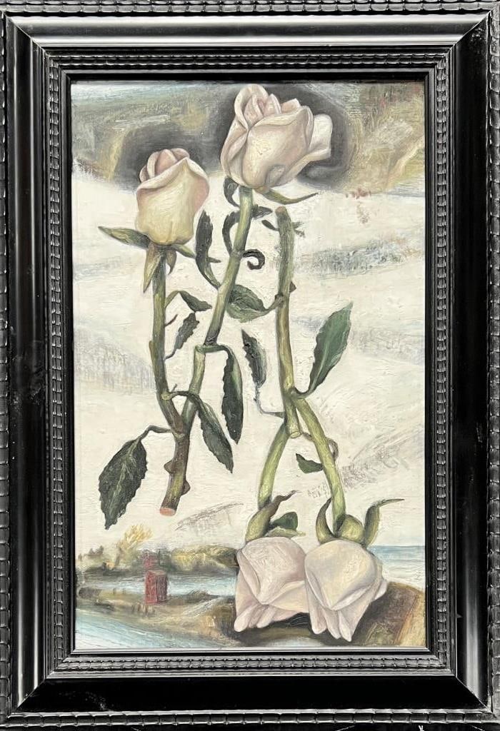 Baker, O/C Roses In Landscape 1991 (1 of 4)