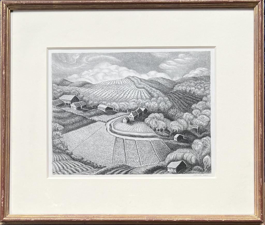 Gag, Lithograph "Spring On The Hillside" 1935 (1 of 4)