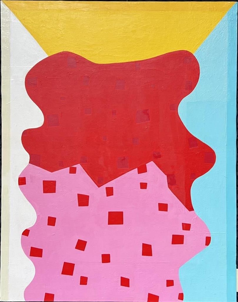 Masullo, O/C Abstract Work "3974" (1 of 4)