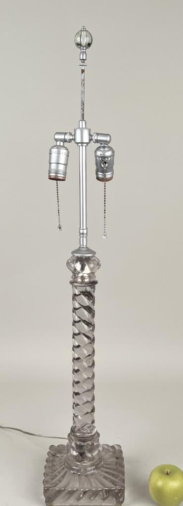 Attributed Baccarat Crystal Depose Lamp (1 of 5)