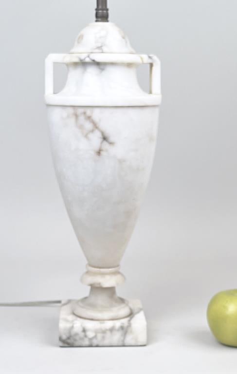 Neoclassical Style Marble Urn, As Lamp (1 of 6)