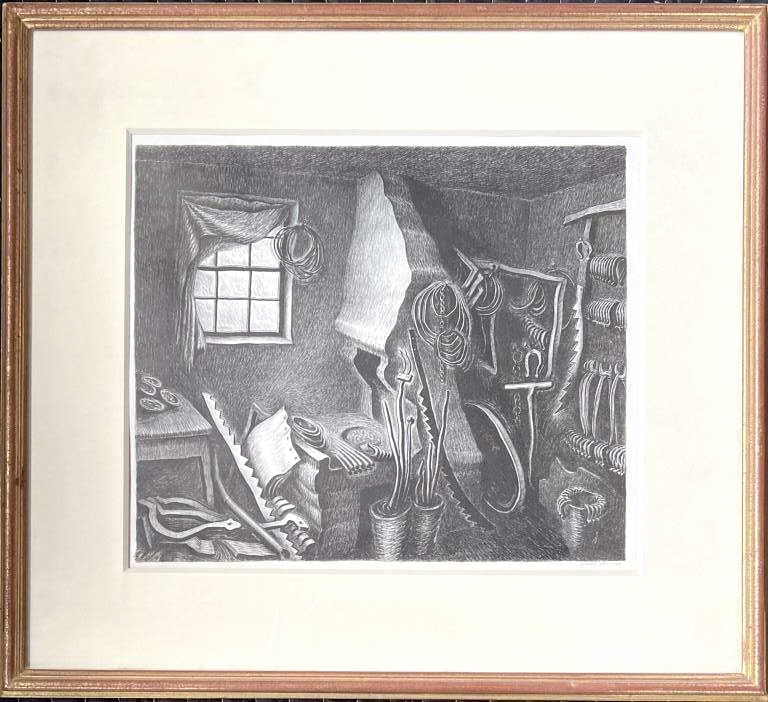 Gag, Lithograph "The Forge" 1932 (1 of 4)