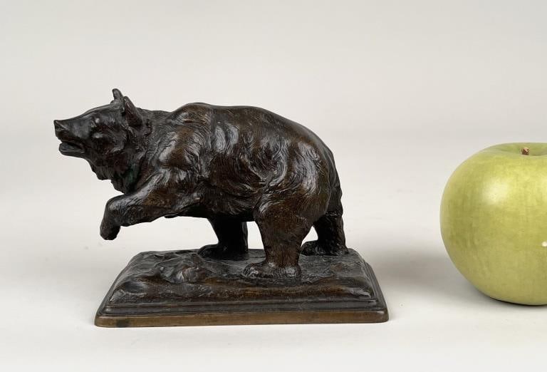 Codman, Patinated Bronze Bear Sculpture (1 of 9)