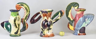 Woodman, "Mewar Memories" Earthenware Triptych