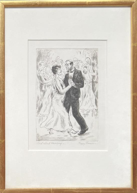 Bacon, Etching "Mad About Dancing" (1 of 5)
