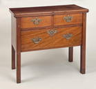 George III Mahogany Folding Top Architect's Chest