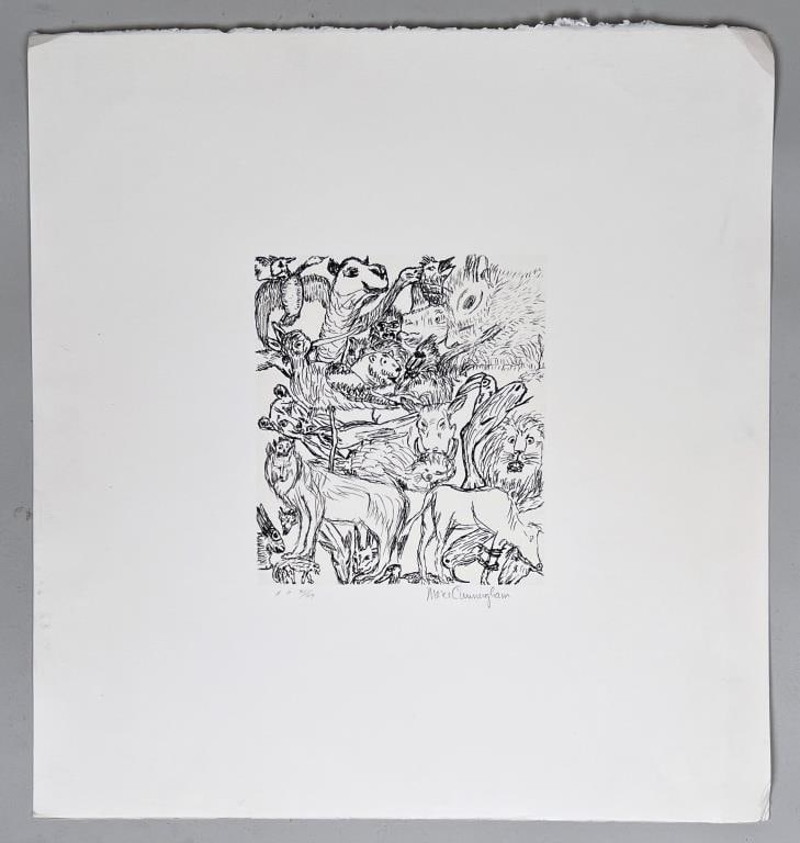 Cunningham, "Other Animals" Lithograph (1 of 6)