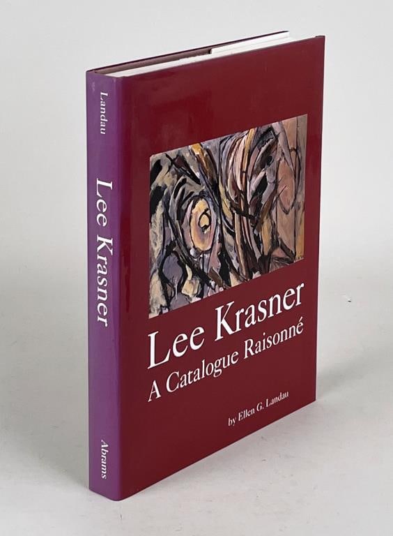 Landau, Lee Krasner, Catalogue Raisonne: Harry Abrams Publishers, New York, 1995. 12" high, 9 1/2" wide. Some fading to dust jacket.